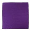 100% Cotton Solid Color Bandana USA Made (Purple) view 1
