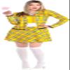 Clueless Cher Costume Kit - Women Standard Size, Yellow - 1 Set view 1