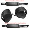 SBDs (PAIR - L + R) Life Fitness Compatible (Aftermarket) Commerical Bike Pedals. Spindle Thread size 9/16 w/Extra Pair of Adjustable Straps- OEM AK63-00124-0001 view 2