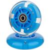 AOWISH 2-Pack Light Up Scooter Rear Wheels 80mm Flash Flashing Inline Skates Replacement Wheel with Bearings ABEC 9 for Adjustable 3-Wheel Kick Scooters (Blue) view 1