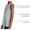 C9 Champion girls Performance Tank Yoga Shirt, Shale Tile Gray Heather, X-Small US view 4