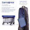 Samsonite The Protector Hardside and Softside Golf Travel Bag with Shark Wheels, Waterproof Exterior (Black, One Size) view 3