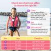 Limmys Premium Kids Swim Vest - Toddler Swim Jacket and Buoyancy Swimming Aid - Modern Design Swimming Vest for Boys, Girls and Babies - Drawstring Bag Included view 3