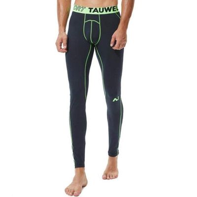 E-Holistic Life Style Men's Fashion Coloured Fitness Fast-Drying Tights Leggings Black