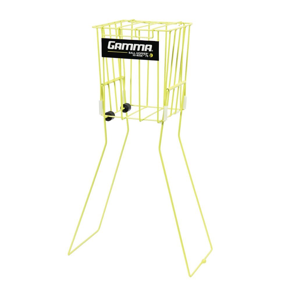 GAMMA Sports Tennis BallHopper, Racquet Sports Ball Hoppers for Easy Pick Up, Carrying, and Storage, Durable, Convenient, Heavy-Duty Construction, Multiple Sizes & Colors, Pickleball Hoppers