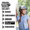 Troxel Rebel Bold Horse Riding Helmet, Low-Profile, Light, Adjustable Design, Safety Horseback Riding Gear, Extra Large (7-3/8 - 7-3/4), Navajo view 2