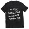 lepni.me Mens T-shirt Make Your Own Personalised Design With Favorite Photo or Custom Text (XL Black Multi Color) view 1