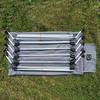 HI SUYI Ultralight Portable Folding Single Camp Tent Cot Bed Aluminium Alloy Metal Frame Heavy Duty Include Storage Bag for Indoor Outdoor Hiking Fishing Hunting Car Travel for Adult or Kids view 4