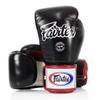 Fairtex BGV1 Muay Thai Boxing Training Sparring Gloves for Men, Women, Kids| Premium Quality, Light Weight & Shock Absorbent 10 oz Boxing Gloves -Black/White/Red view 1