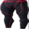 TSLA Men's Thermal Compression Pants, Athletic Sports Leggings & Running Tights, Wintergear Base Layer Bottoms, Heatlock Black & Red, X-Small view 1