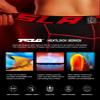 TSLA Men's Thermal Compression Pants, Athletic Sports Leggings & Running Tights, Wintergear Base Layer Bottoms, Heatlock Black & Red, X-Small view 4