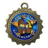Kindergarten Graduation Gold Large 3 Inch Engraved Medals Trophy Award Personalized Free D03-FCL499 50PK view 2