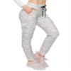 ALWAYS Cargo Jogger Pants for Women - Super Soft Casual Lounge Sweatpants Heather Grey L view 1