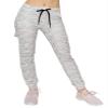 ALWAYS Cargo Jogger Pants for Women - Super Soft Casual Lounge Sweatpants Heather Grey L view 2