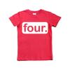 4th Birthday Shirt boy Gifts for 4 Year Old Boys Shirts Toddler Tshirt Fourth (Red, 5 Years) view 1