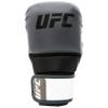 UFC Pro Stand-Up MMA Sparring Gloves  Versatile Hybrid Design for Grappling, Striking, and Safe Sparring with Premium Leather Construction (SM/MED, Gray) view 2