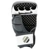 UFC Pro Stand-Up MMA Sparring Gloves  Versatile Hybrid Design for Grappling, Striking, and Safe Sparring with Premium Leather Construction (SM/MED, Gray) view 3
