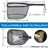 PLUSINNO Fly Fishing Net, Bass Trout Landing Net, Folding Fishing Nets Fresh Water, Safe Fish Catching or Releasing (17" x 12" Hoop Size) view 2