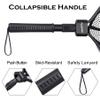 PLUSINNO Fly Fishing Net, Bass Trout Landing Net, Folding Fishing Nets Fresh Water, Safe Fish Catching or Releasing (17" x 12" Hoop Size) view 4