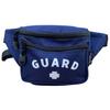 Kemp USA Lifeguard Hip Pack, Navy Blue, Water-Resistant, Compact & Lightweight, Adjustable Strap, Multiple Zippered Compartments for Lifeguard Supplies, GUARD Logo view 2