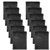 12 PCS Travel Shoe Bags, Non-Woven With Rope For Men and Women Travel Packing Shoe Organizers, X-Large, Black (12 PCS) view 1