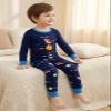 Popshion Boys Planet Pajamas 100% Cotton Pjs Toddler 2 Piece Long Sleeve Sleepwear Kids Clothes Pj Set Space Shirt 8t view 3