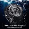 TEKMAGIC 10ATM Waterproof Digital Scuba Diving Watch 100m Underwater for Swimming and Running with Stopwatch and Luminous LCD Display Built-in view 2