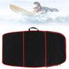 Jadeshay Surfboard Bag, 48x28 Inch Durable Polyester Bodyboard Carry Bag with Side Handle, Double Zipper & External Pocket, Suitable for Surfboard, Boogie Board, Red Stripe view 2
