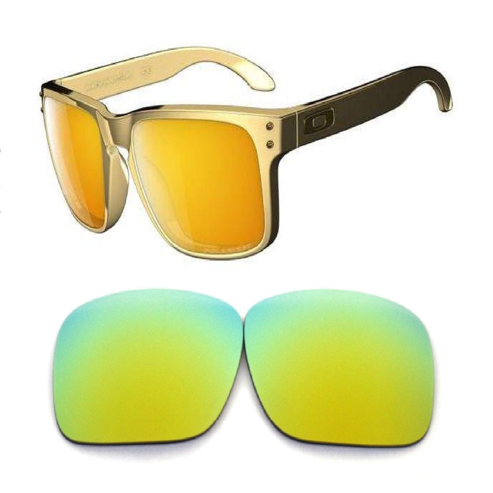 Galaxy Replacement lenses For Oakley Holbrook Multiple Color (Gold, Gold)