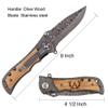 Fanfoobi Pocket Knife with Monogrammed A(from Alphabet 26 A-Z), Valentines Day, Anniversary Present for Men, Birthday Present for Men, Boyfriend, Husband Birthday, Fathers Day, Christmas view 2
