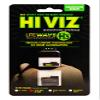 HIVIZ Litewave H3 Sight Tritium LitePipe Day/Night for S&W EZ380, Green/Orange litepipes w/White Front Ring, One Size, Model: EZN421 view 2