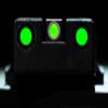 HiViz Litewave H3 Sight Tritium LitePipe Day/Night for S&W EZ380, Green litepipes w/White Front Ring, Green litepipes w/White Front Ring, One Size (EZN321) view 4