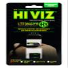 HiViz Litewave H3 Sight Tritium LitePipe Day/Night for CZ 75, Green litepipes w/White Front Ring, One Size (CZN321) view 2