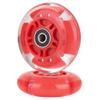 AOWISH 2-Pack Light Up Scooter Rear Wheels 80mm Flash Flashing Inline Skates Replacement Wheel with Bearings ABEC 9 for Adjustable 3-Wheel Kick Scooters (Red) view 1