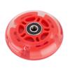 AOWISH 2-Pack Light Up Scooter Rear Wheels 80mm Flash Flashing Inline Skates Replacement Wheel with Bearings ABEC 9 for Adjustable 3-Wheel Kick Scooters (Red) view 4