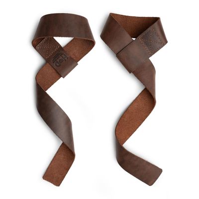 Hide & Drink, Set of 2 Lifting Wrist Straps, Bodybuilding, Sports, Gym, Fitness, Accessories, Strenght Training, Full Grain Leather, Handmade, Bourbon Brown