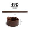 Hide & Drink, Set of 2 Lifting Wrist Straps, Bodybuilding, Sports, Gym, Fitness, Accessories, Strenght Training, Full Grain Leather, Handmade, Bourbon Brown view 4