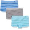 C9 Champion Girls' Seamless Boyshort, Summer Splash Heather-Concrete-Groove Blue Heather, L view 1