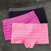 C9 Champion Girls' Seamless Boyshort, Summer Splash Heather-Concrete-Groove Blue Heather, L view 4