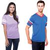 Custom Aqua and White Fan Jersey Choice of Economical 1 Color Print Youth Large view 3