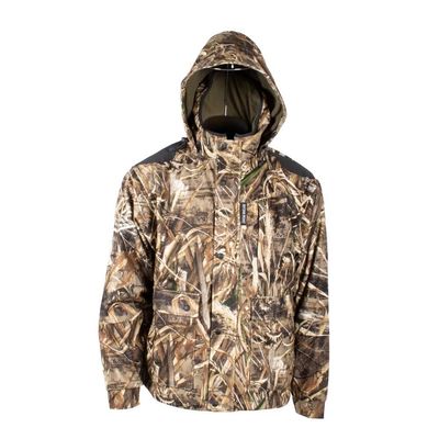 Rivers West Men's Standard Back Country Waterproof Midweight Breathable Seam-Sealed Big Game Hunting Jacket with Zip-Off Hood, Realtree Max-5, XX-Large