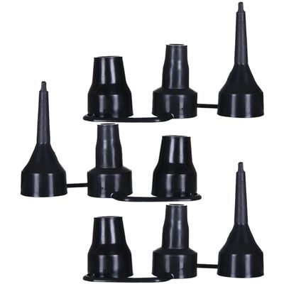 Helonge Air Pump Replacement Nozzles, 3 Pack Inflatable Pump Nozzles Head, Air Pump Inflator Adaptor Accessory for Partial Air Bed, Air Mattress etc