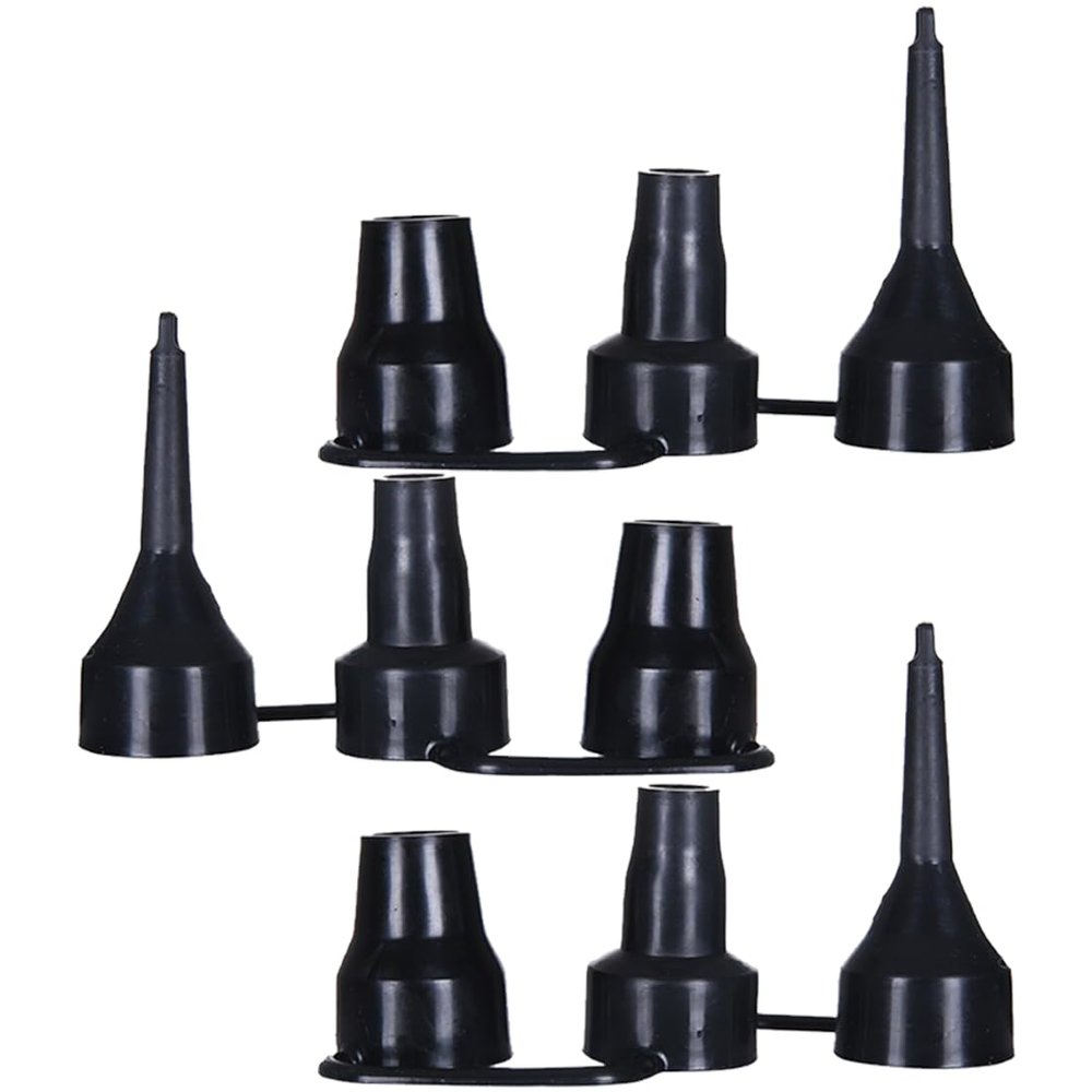 Helonge Air Pump Replacement Nozzles, 3 Pack Inflatable Pump Nozzles Head, Air Pump Inflator Adaptor Accessory for Partial Air Bed, Air Mattress etc