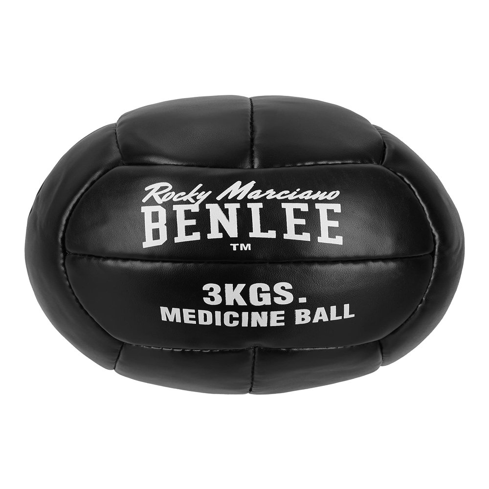 BENLEE Rocky Marciano Unisex  Adults Pavely Artificial Leather Medicine Ball, Black, 3kg