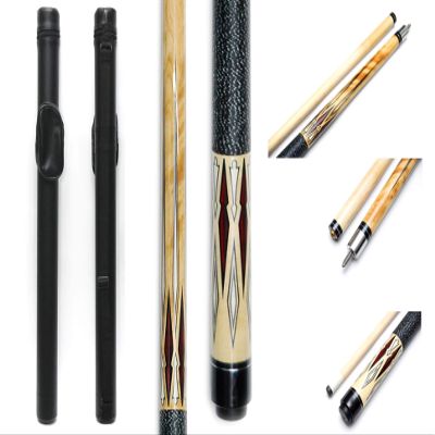 1x1 Hard Pool Cue Case Billiard Stick Carrying Pool Cue Case - 1B1S - Holds 1 Butt and 1 Shaft (Several Colors Available) (Kit-23(Cue+Case))