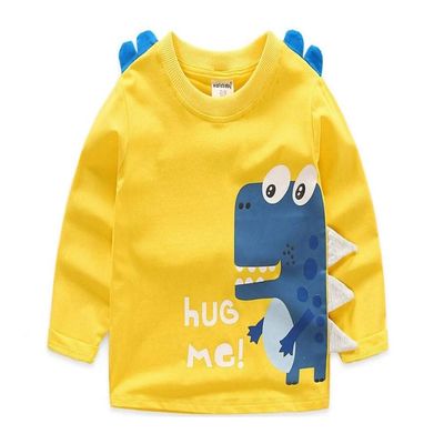 Stesti Winter Coat for Baby Boy Cartoon Dinosaur Winter Coat for Baby Girl Winter Infant Jacket (7T) Yellow