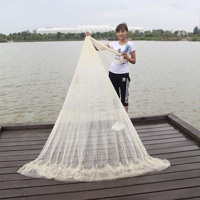 Lawaia Fishing Net Diameter 6/7/8m Nylon Multifilament Heavy Casting Nets Fish Gill Net for Hand Throw Fly Fishing Tool (4)