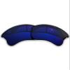 MYCOURAG UV Protection Polarized Replacement Lenses for Oakley Flak Jacket XLJ OO9009 Sunglasses Frame - Midnight Blue Mirror Coated Polarized view 1