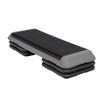 Oteymart 43 Inches Aerobic Step Platform Stepper Height Adjustable for Exercise Workout Step Platform w/ 4 Risers Trainer, Black view 1