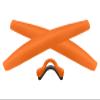 Vonxyz Earsocks Nose Piece Replacement for Oakley M Frame Heater Vented Sunglass - Orange view 1